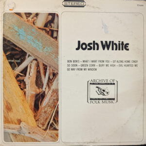Josh White – Josh White (Archive of Folk Music) Album Cover