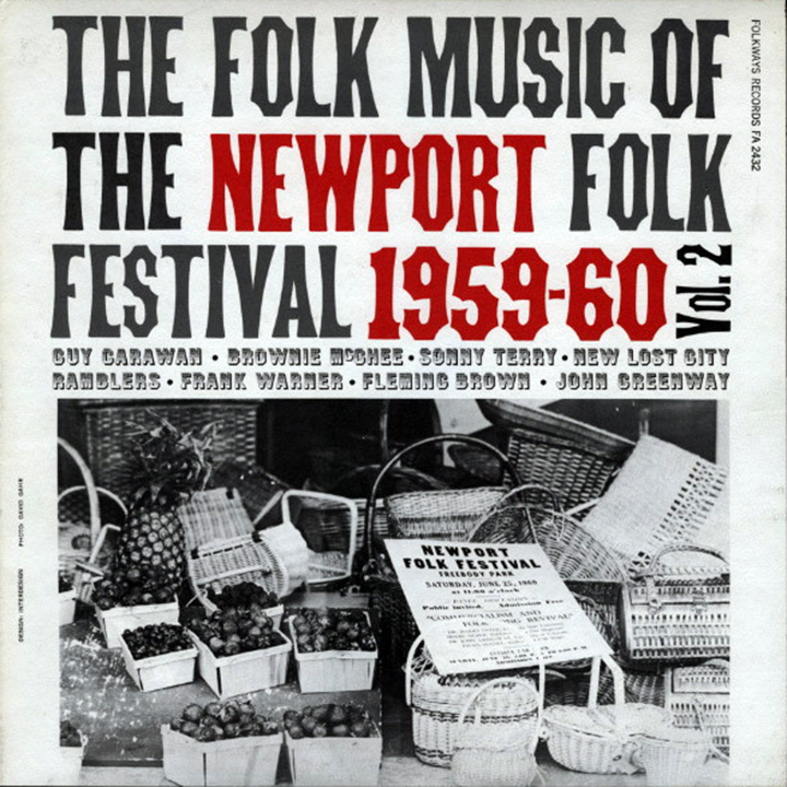 Various Artists – The Folk Music Of The Newport Folk Festival 1959-1960 Vol. 2 Album Cover