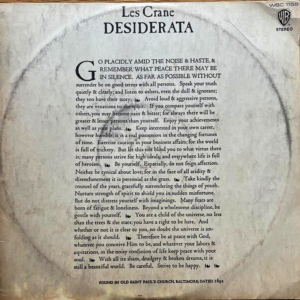 Les Crane - Desiderata